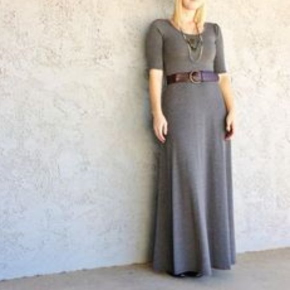 LuLaRoe Dresses & Skirts - NEW Lularoe Ana dress charcoal maxi dress xs